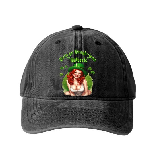 Erin Go Bragh-less Washed Denim Baseball Caps