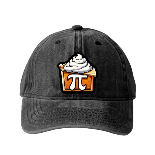 Pi Day, Happy PI day Washed Denim Baseball Caps