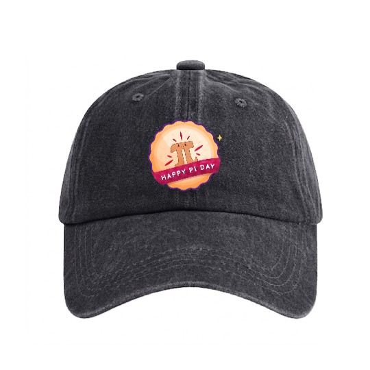 Happy PI DAY For Math Lovets womens kids Washed Denim Baseball Caps