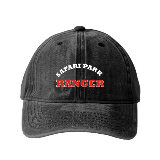 Safari Park Ranger Africa Wilderness Uniform Gift Washed Denim Baseball Caps
