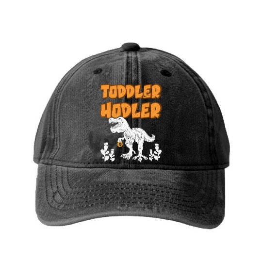 Toddler Hodler Washed Denim Baseball Caps