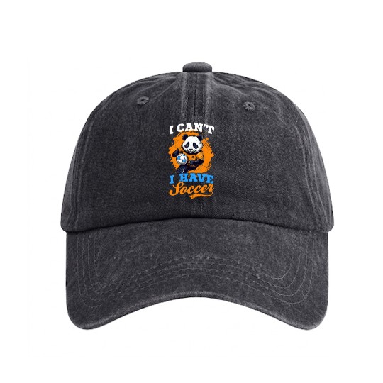 Soccer Coach I Can't I Have Soccer Washed Denim Baseball Caps