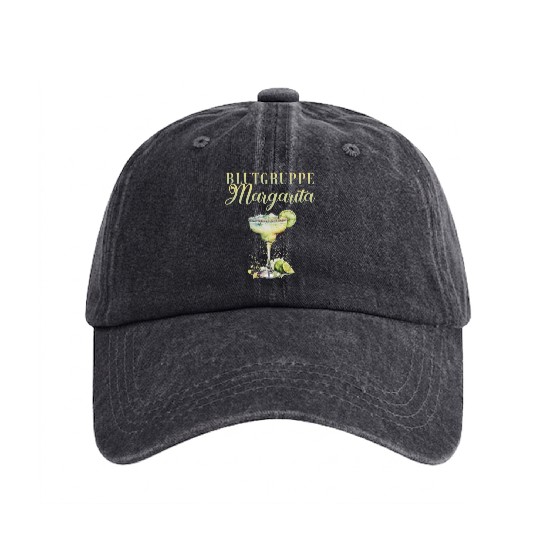 Blutgruppe Margarita Tequila Stag Party Washed Denim Baseball Caps