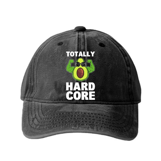 Avocado Gym Workout to attend gym and exercise Washed Denim Baseball Caps