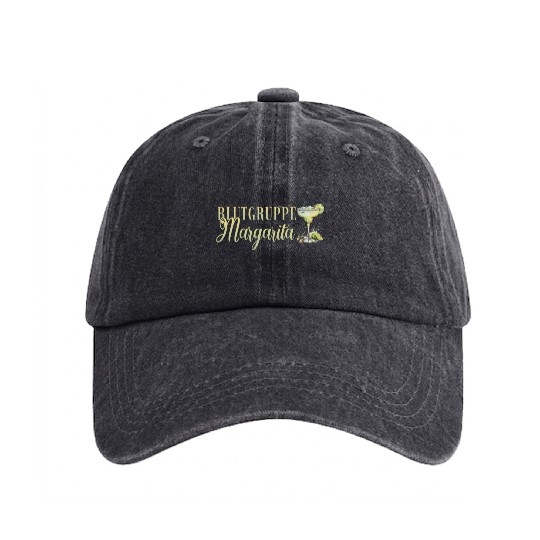 Blutgruppe Margarita Tequila Stag Party Washed Denim Baseball Caps