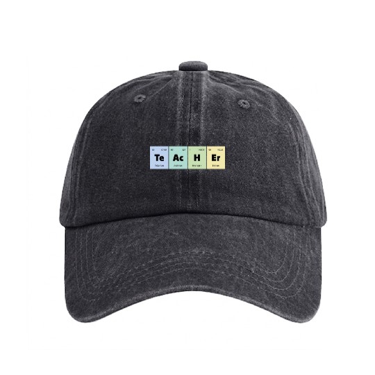 Primary Elements of Humour Science Teacher Te Ac Washed Denim Baseball Caps