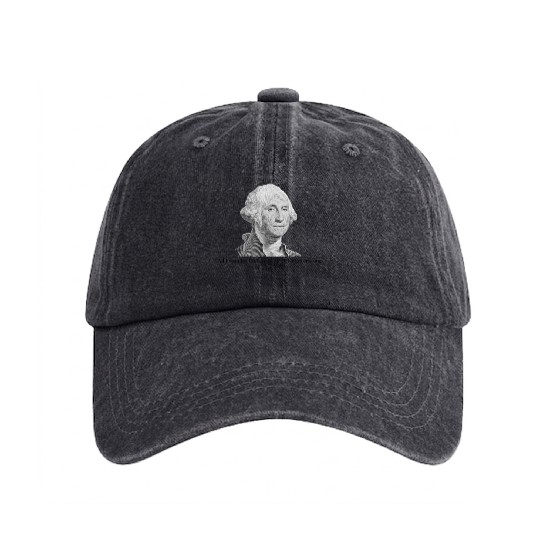Delaware Crossing AP US History George Washington Washed Denim Baseball Caps