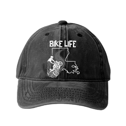 Stunt BIKE LIFE Classic Washed Denim Baseball Caps