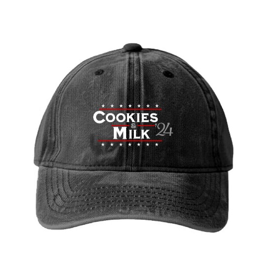 Cookies Funny Political Election Premium Washed Denim Baseball Caps