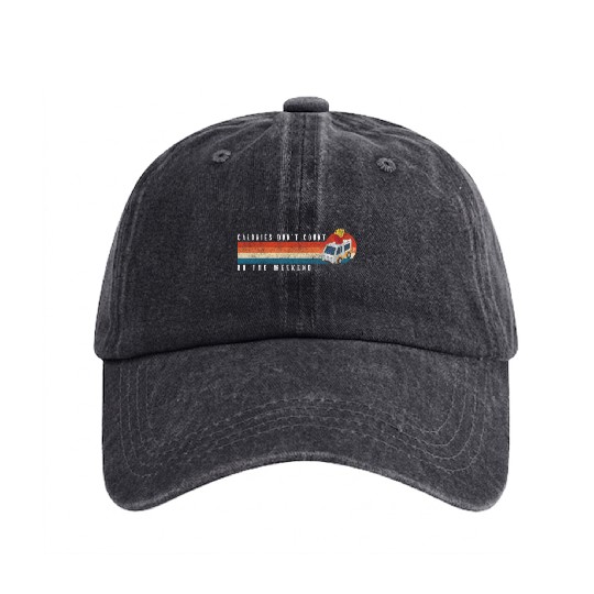 Truck Food Food Fries Washed Denim Baseball Caps