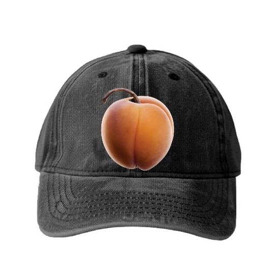 Apricot Realistic Washed Denim Baseball Caps