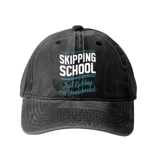 Embrace The Homeschool Journey With Your Washed Denim Baseball Caps