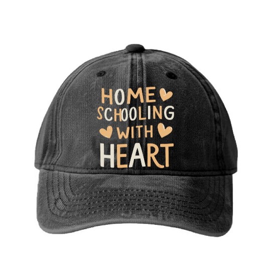 Embrace The Homeschool Journey With Your Washed Denim Baseball Caps