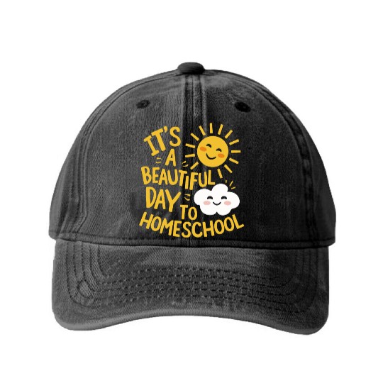 Embrace The Homeschool Journey With Your Washed Denim Baseball Caps