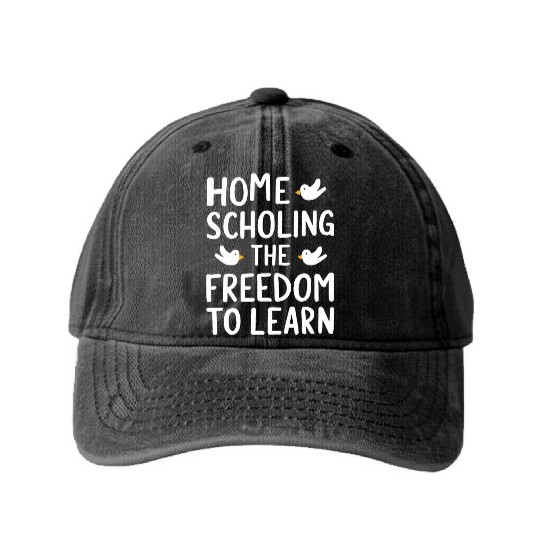 Embrace The Homeschool Journey With Your Washed Denim Baseball Caps