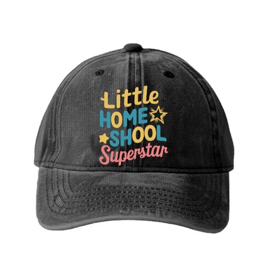 Embrace The Homeschool Journey With Your Washed Denim Baseball Caps