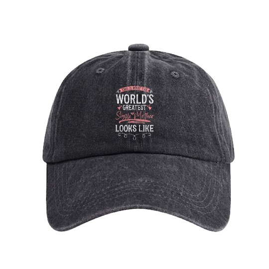 Offspring Team Pride Mother's Day Washed Denim Baseball Caps