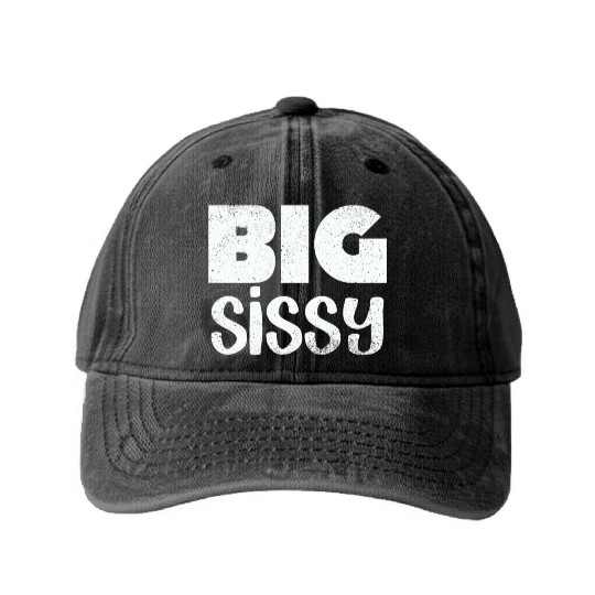 Big Sissy Washed Denim Baseball Caps
