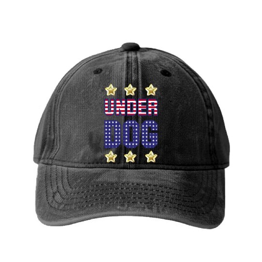UnderDog Kamala Harris 2024 - President Election Washed Denim Baseball Caps