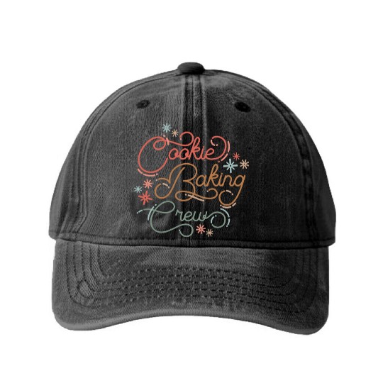 Cookie Baking Crew Sweet Lover Washed Denim Baseball Caps