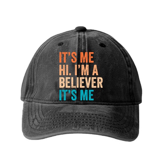 Bible Christ Christian Faith Religious Church Washed Denim Baseball Caps