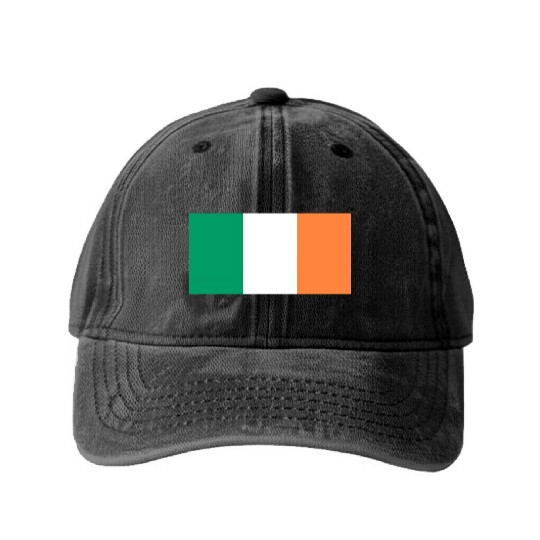 Ireland flag Washed Denim Baseball Caps