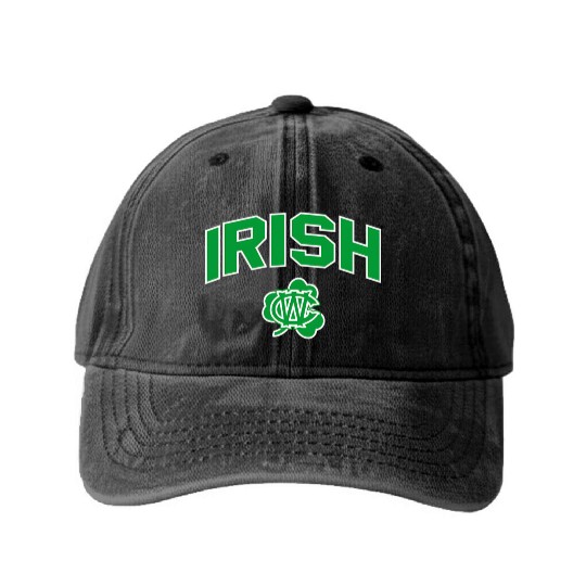 IRISH WEST CATHOLIC Washed Denim Baseball Caps