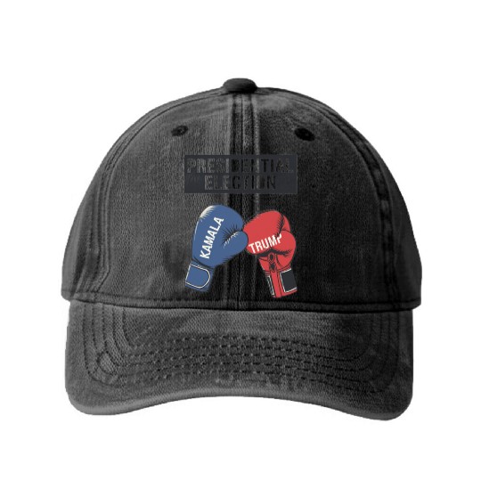 Presidential election Washed Denim Baseball Caps
