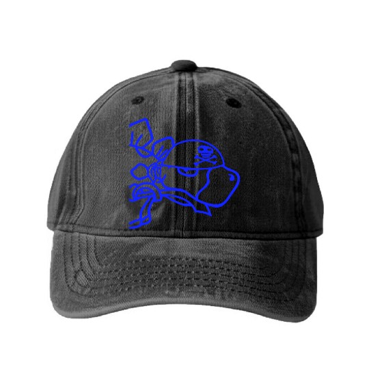 Dinosaur Pirate Stegosaurus Funny Dino Sabre Mouth Washed Denim Baseball Caps