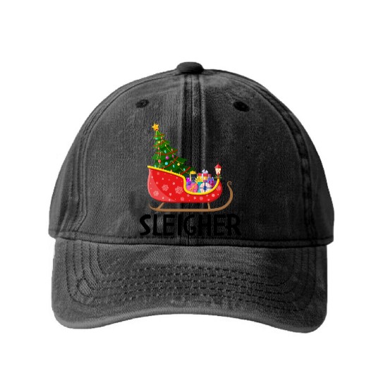 Sleigher Washed Denim Baseball Caps