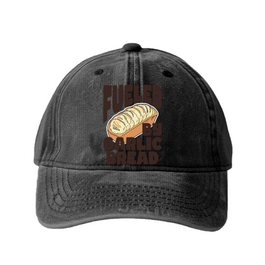 Fueled by Garlic Bread – Endless Power Washed Denim Baseball Caps