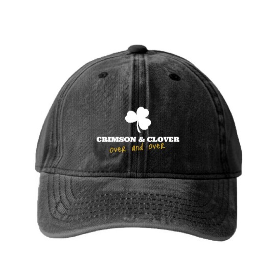 Crimson and Clover Over and Over Washed Denim Baseball Caps