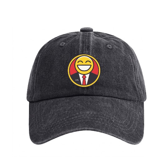 Laughing Business Icon – LOL Edition Washed Denim Baseball Caps