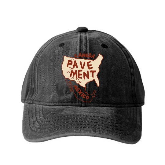 Pavement North America Washed Denim Baseball Caps