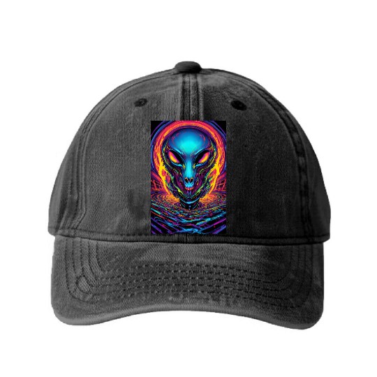 Project Alien Washed Denim Baseball Caps
