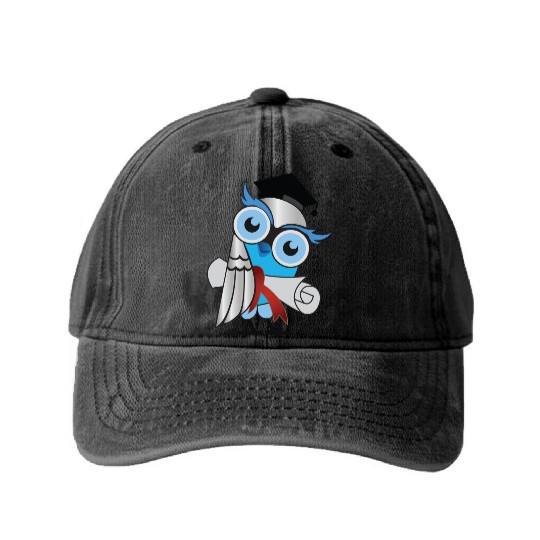 Every Student Can Learn Owl Quote Saying Teacher Washed Denim Baseball Caps