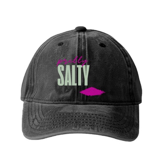 Salty Washed Denim Baseball Caps