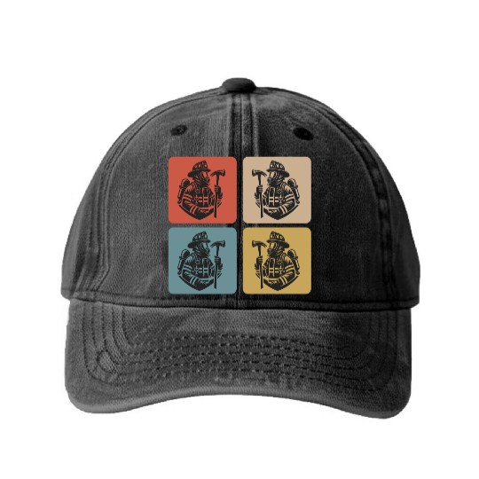 Fire Brigade - Heroes In Action Washed Denim Baseball Caps