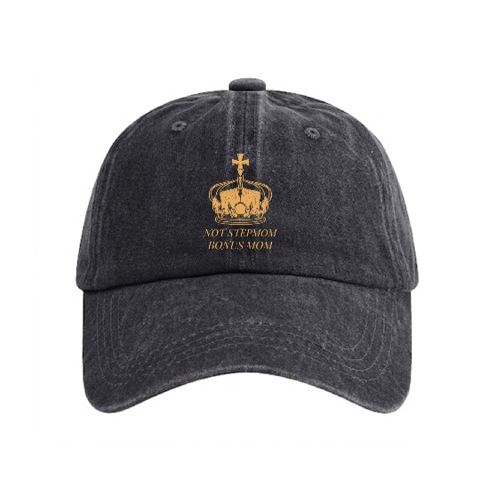 Bonus Mom Washed Denim Baseball Caps | Stepmom Mother's Day Gift