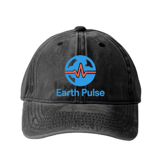 Earth Pulse Washed Denim Baseball Caps