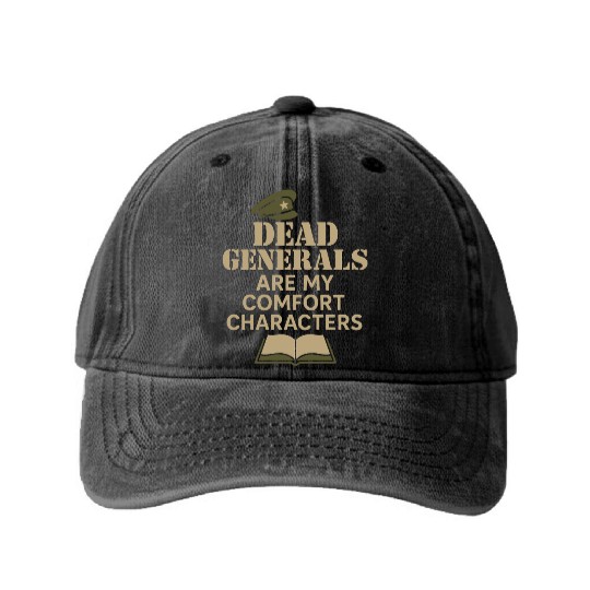 Military Historian Battlefield Research War Washed Denim Baseball Caps