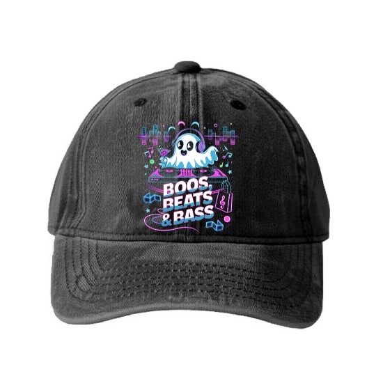Boos Beats & Bass Halloween Washed Denim Baseball Caps – DJ Ghost