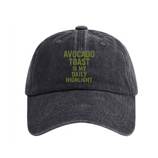 Avocado Toast – My Daily Highlight Washed Denim Baseball Caps