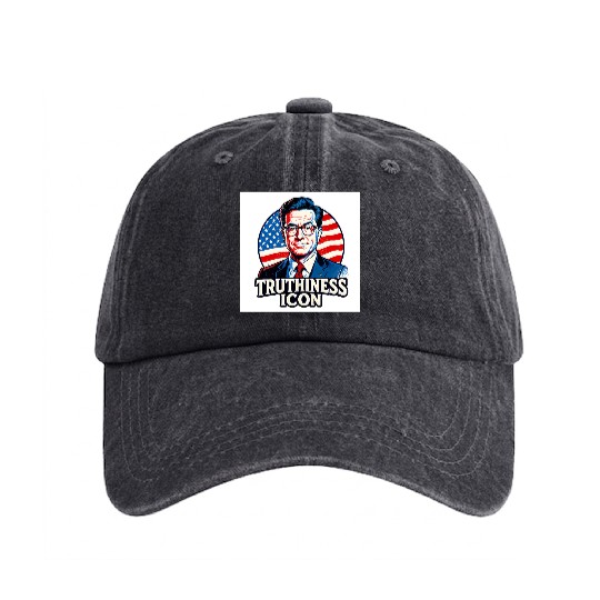 Stephen Colbert – Truthiness Icon Retro Washed Denim Baseball Caps