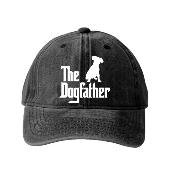 The Dog Father – Bold & Funny Dog Washed Denim Baseball Caps