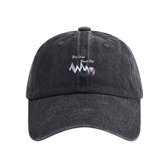 Neon EDM Festival Rave Washed Denim Baseball Caps
