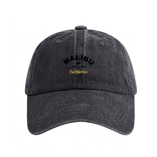 Malibu Washed Denim Baseball Caps
