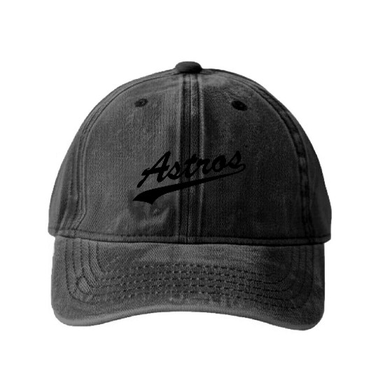 Astros Washed Denim Baseball Caps
