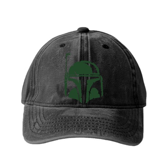 Boba Fett Helmet Worn Washed Denim Baseball Caps