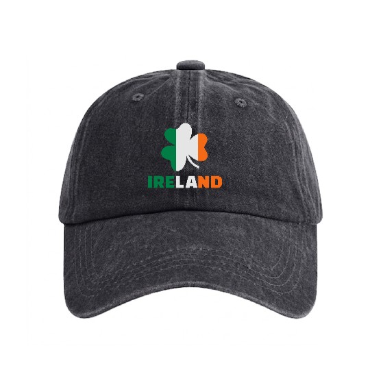 Ireland Washed Denim Baseball Caps